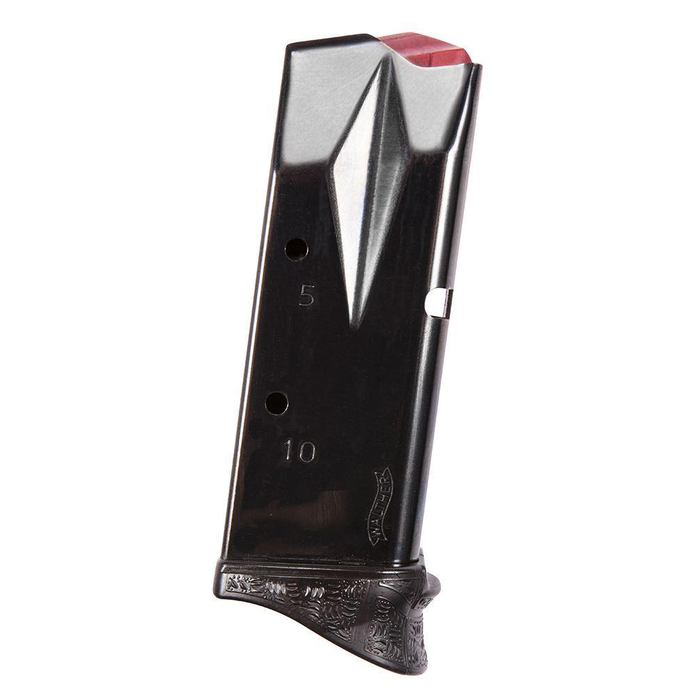 Walther PPQ M2 Subcompact Pistol Magazine 9mm Luger Black 10 Rounds Finger Rest