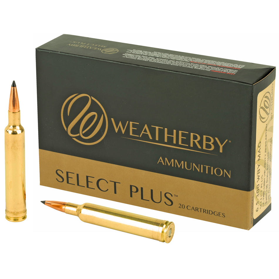 Weatherby Select Plus Scirocco II Swift Scirocco II 130 Grain 6.5-300 Weatherby Mag 3425 fps 747115429646
