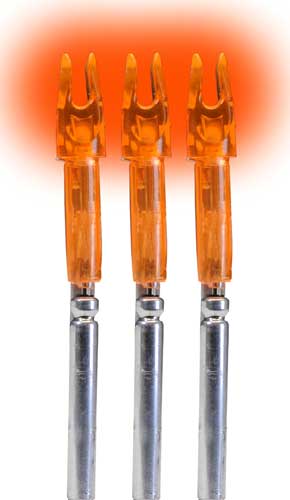 Lumenok Lighted Nock X-Series Orange 3PK