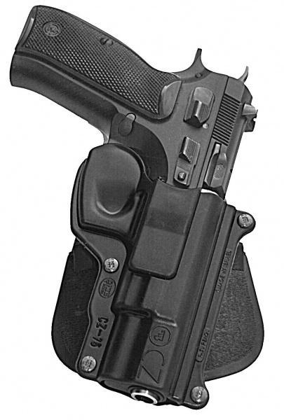 Fobus Right Hand Paddle Holster for CZ 750D Compact Black