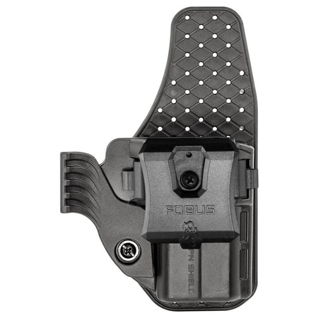 Fobus Appendix IWB/OWB Holster with Paddle and Belt Clip for S&W Shield 9/40, Black Ambi