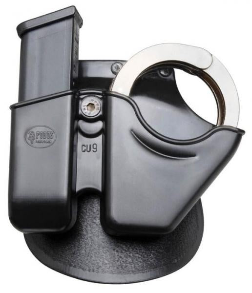 Fobus Polymer Handcuff and Magazine Combo Paddle Pouch 9/40 Double Stack