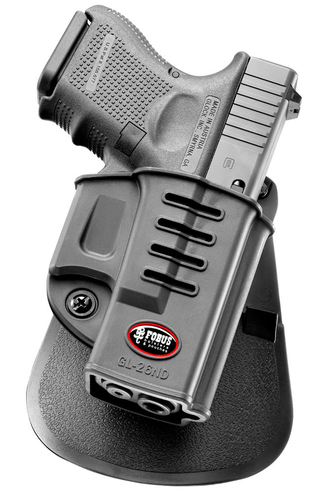 Glock 26/27/33 Left Hand Paddle Holster Adjustable Retention