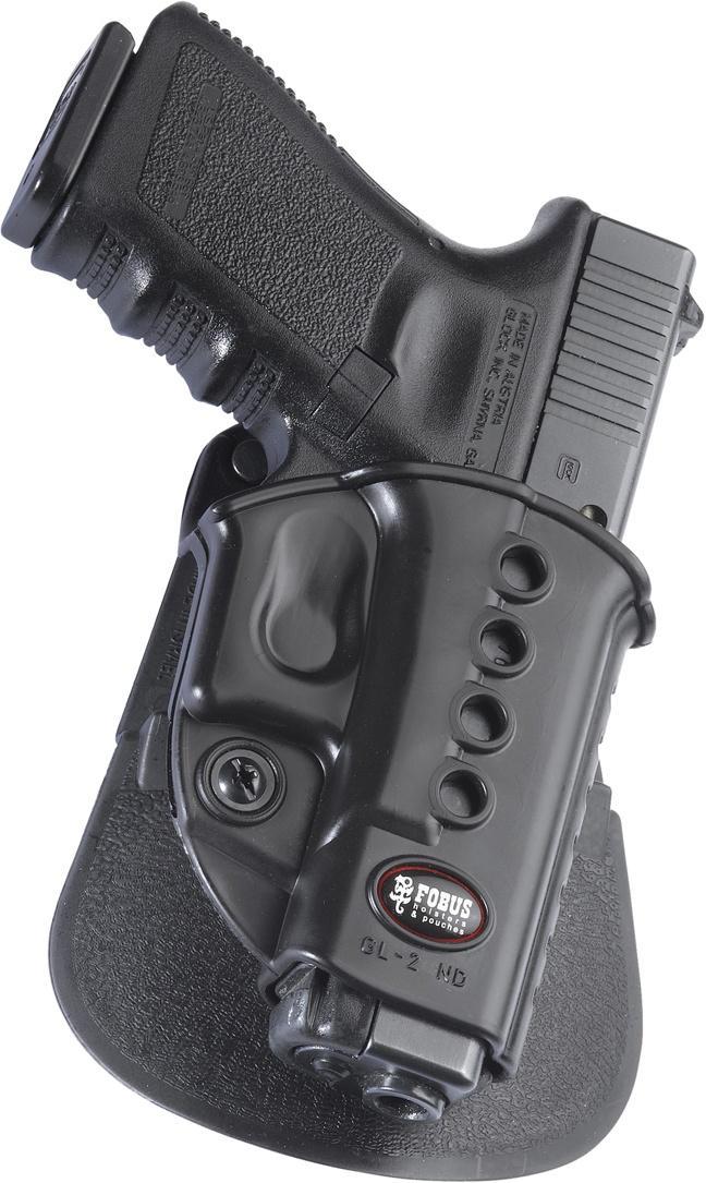 Fobus Right-Hand Evolution Series Paddle Holster Glock 17/19/23/33 Black