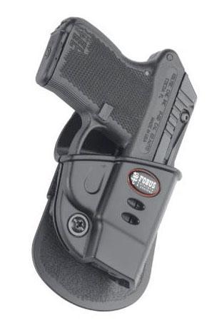 Fobus Evolution Series Right Hand Paddle Holster for Kel-Tec P3AT in Black