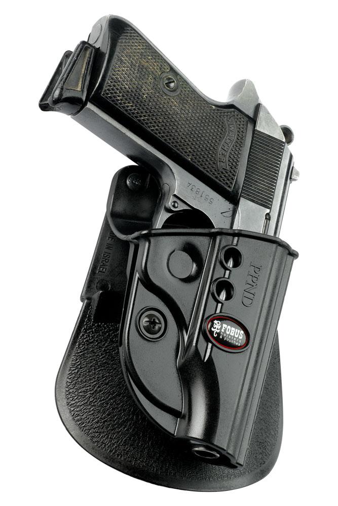 Fobus Paddle Holster for Walther PPK Passive Retention Black Right Hand
