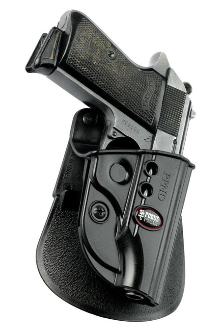 Fobus Paddle Holster for Walther PPK Passive Retention Black Right Hand