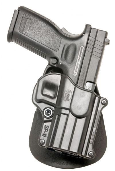 Fobus Paddle Holster for Springfield XD Pistol, Left Hand, Black