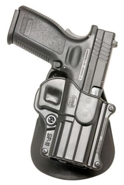 Fobus Springfield XD Standard Paddle Holster, Right Hand Black