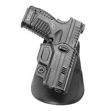 Evolution Paddle Holster Springfield XDS .45 9mm .40 Right-Hand Black