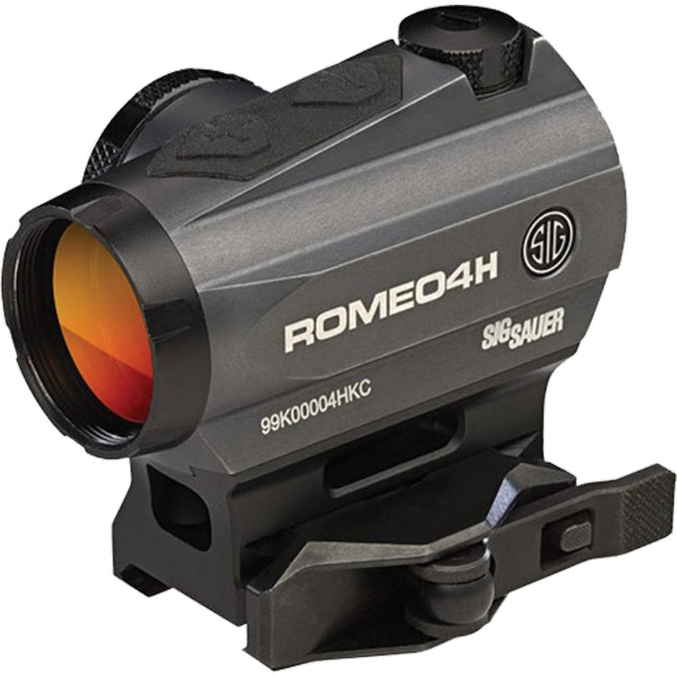 Sig Sauer ROMEO4H 1x20 Green Horseshoe Dot Red Dot Sight Graphite Finish