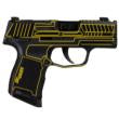 Sig Sauer P365 "Outlander Yellow Laser" Handgun 9mm Luger 10rd Magazines(2) 3.1" Black Barrel X-RAY 3 Sights Manual Safety