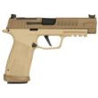 Sig Sauer P365 Fuse Two-Tone Tan Handgun 9mm Luger 21(2)&17(1)rd Magazines 4.3" Barrel LXG Front Optic Sight
