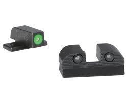 XS Sights XRAY3 Day/Night Sight Set Green Front No. 6 and Round Notch Rear No. 8