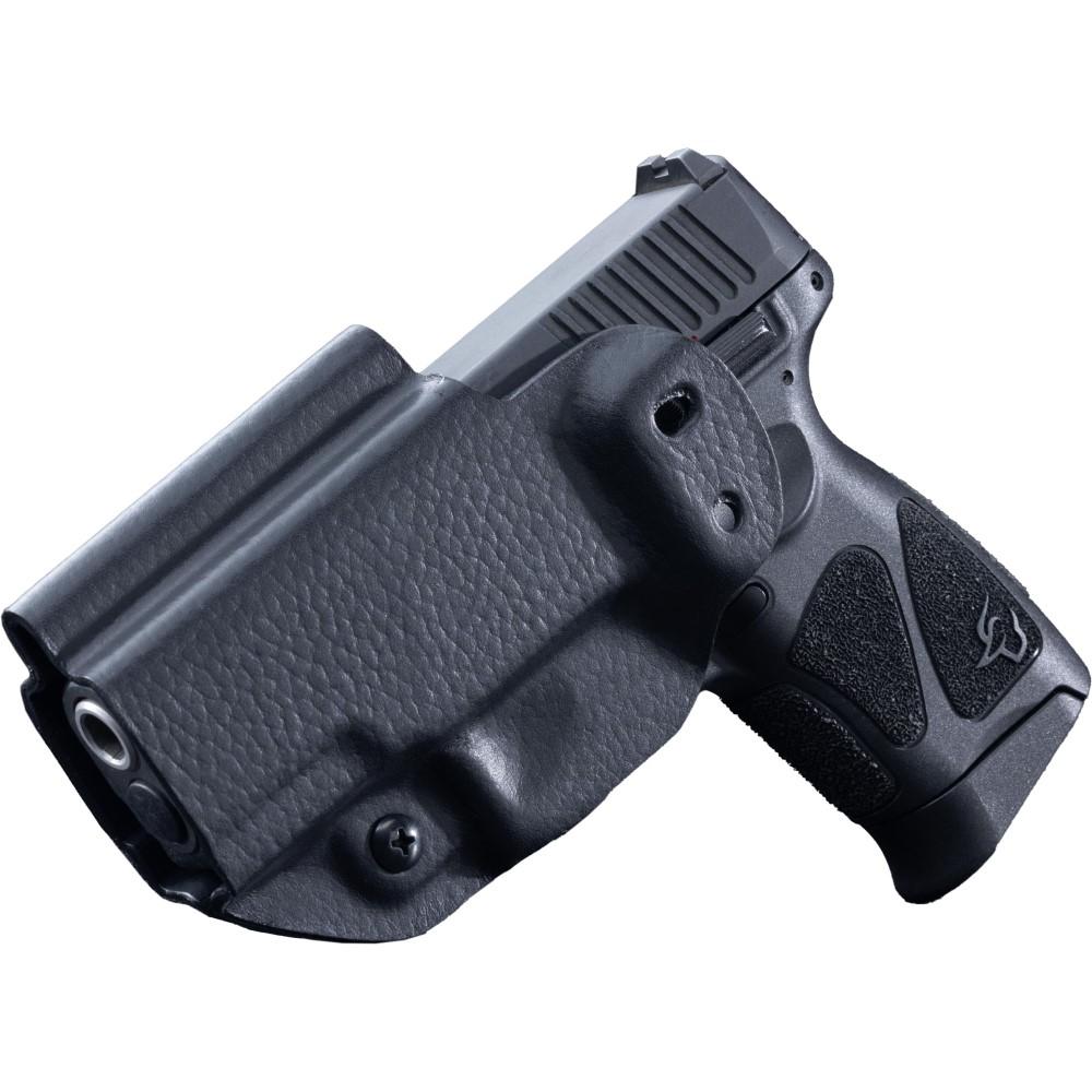 Mission First Tactical Taurus PT111 G2 G2C G2S G3c Leather Hybrid IWB/OWB Ambidextrous Holster Black