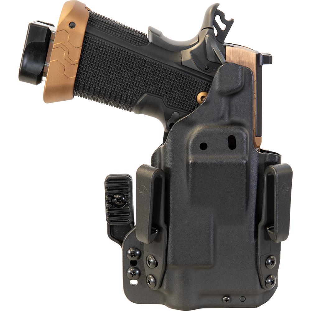 Mission First Tactical H5-211-4-WL-7 Kydex IWB/OWB Holster, 2011 4.25" Pistol with TLR7, Black
