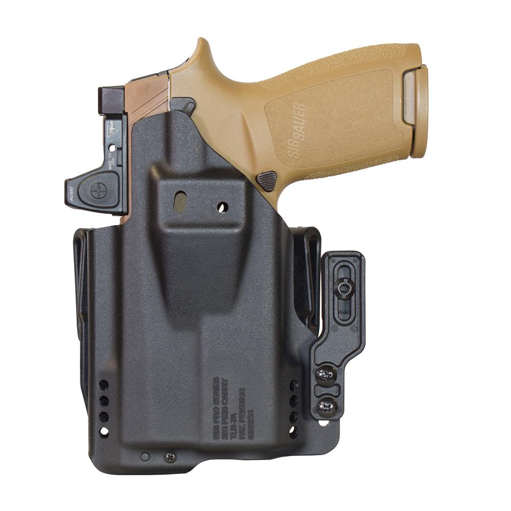 Mission First Tactical H5-SIG-9-WL-7 Pro IWB Holster, Sig P320 X Carry with TLR7, Black Kydex