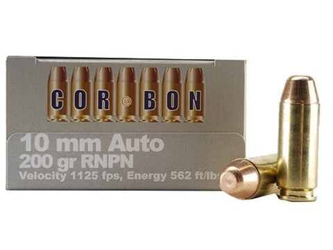 CORBON 10MM AUTO 200GR RNPN-HUNT 20RD 25BX/CS
