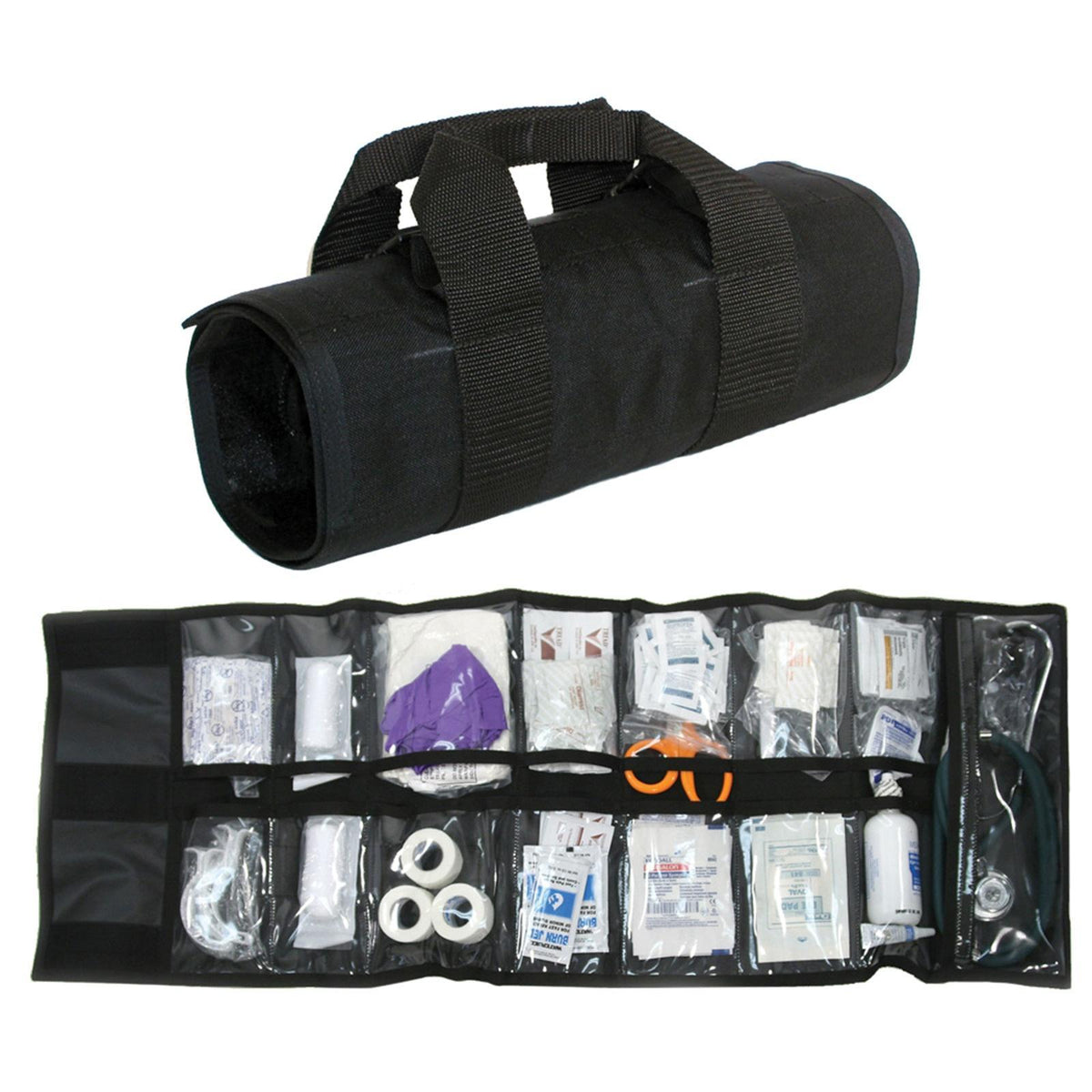 Blackhawk Emergency Medical Organizer Roll with Hook & Loop Closure