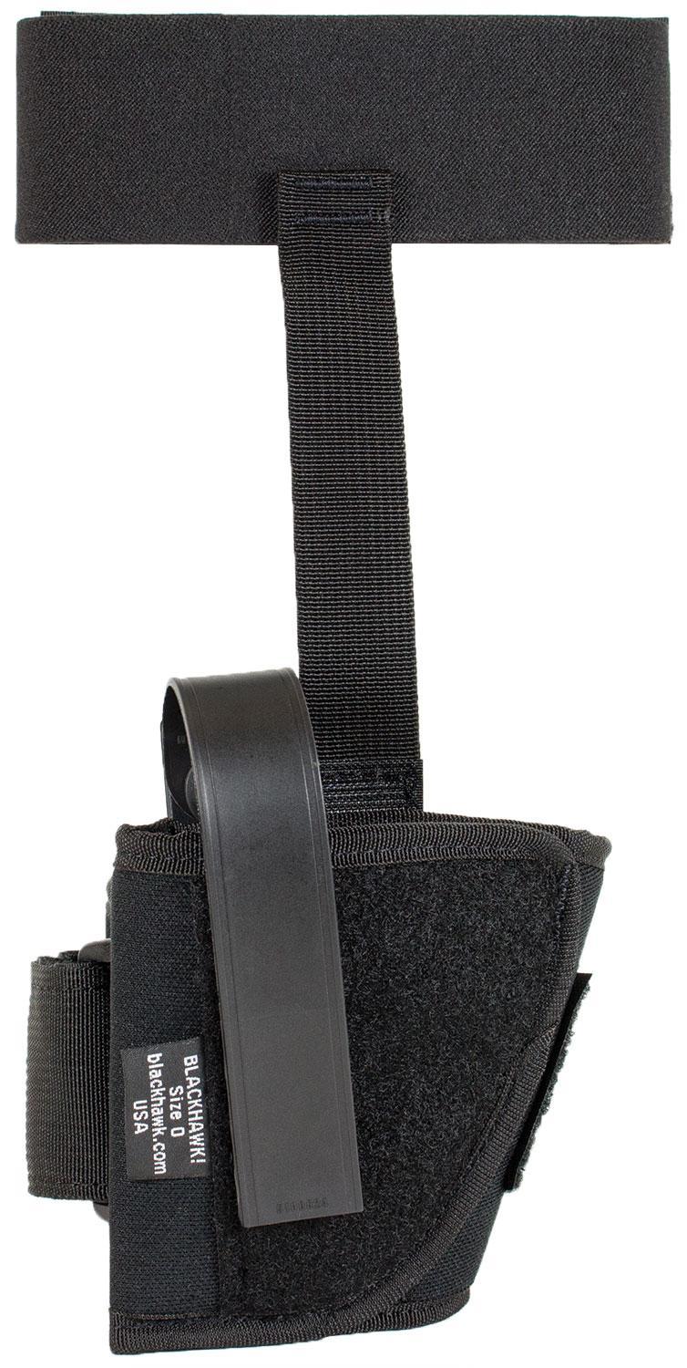 Blackhawk Black Ankle Holster Left Hand Size 00