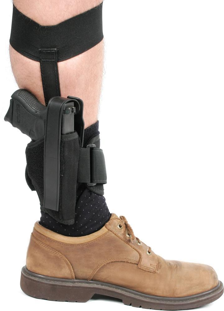 Blackhawk Right Hand Black Ankle Holster Size 00