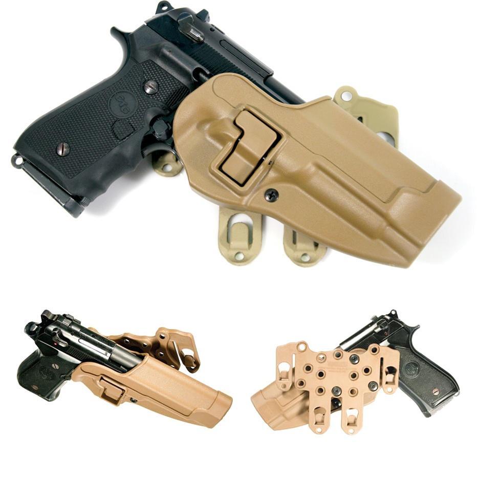 Blackhawk SERPA S.T.R.I.K.E. Platform Holster Beretta M9/92/96 Right Hand Tan