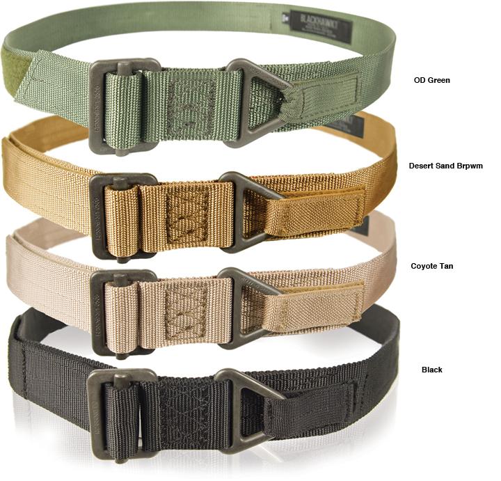 CQB/Rescue Parachute Grade Buckle Belt Medium to 41" Black