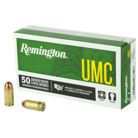 Remington .380 ACP/Auto UMC 95 grain Full Metal Jacket ammunition