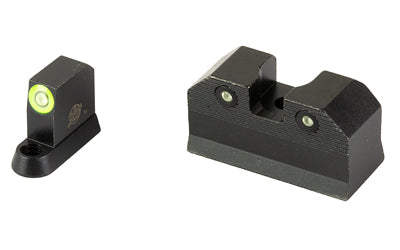 XS Sights R3D 2.0 CZ-R201S-6G Night Sight, CZ P10 Optics Ready, Suppressor Height, Green Outline Front and Rear Tritium