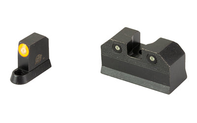 XS Sights R3D 2.0 CZ-R201S-6N Night Sight, CZ P10 Optics Ready, Suppressor Height, Orange Outline Front and Rear Tritium