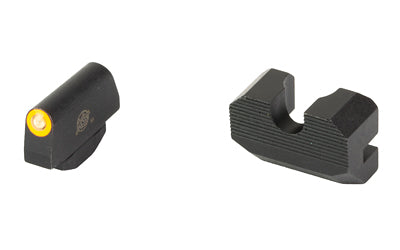 XS Sights Minimalist SW-M001S-4N Night Sight, Smith & Wesson K-Frame, Orange Tritium Front, Blacked-Out Serrated Rear