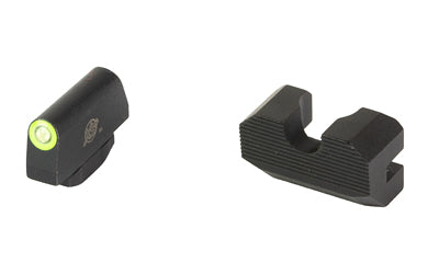 XS Sights Minimalist SW-M002S-4G Night Sight, Smith & Wesson N-Frame, Green Tritium Front, Blacked-Out Serrated Rear