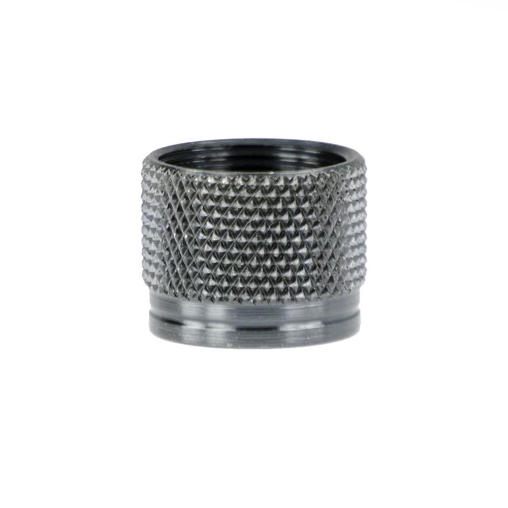 Grovtec Pencil Barrel Muzzle Thread Protector 1/2-28 Black Oxide Steel