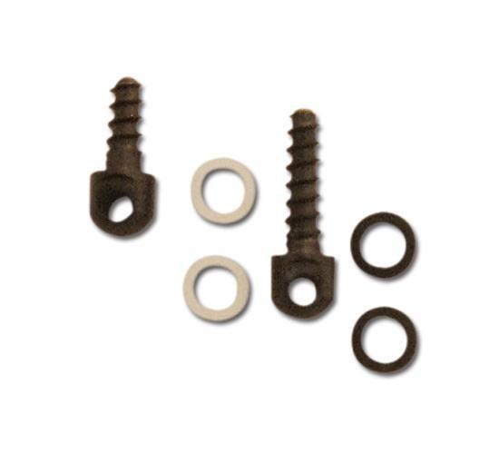 GrovTec Wood Screw Swivel Stud Set with 1/2" and 3/4" Spacers