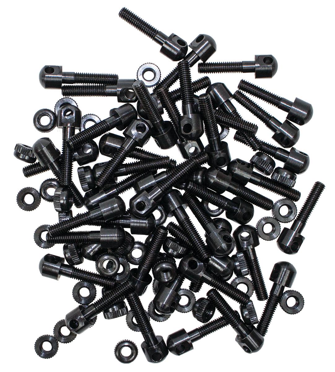 GrovTec Bulk Parts Swivel Studs & Nuts 7/8" Machine Screws 48ct