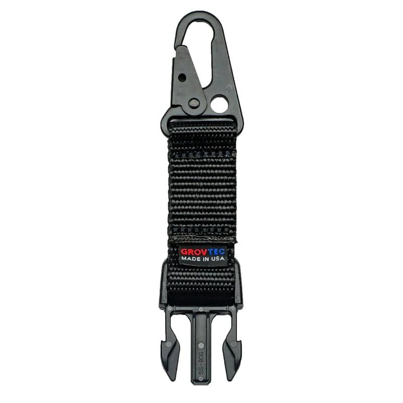 GrovTec Snap Hook Buckle Hardware Accessory Black