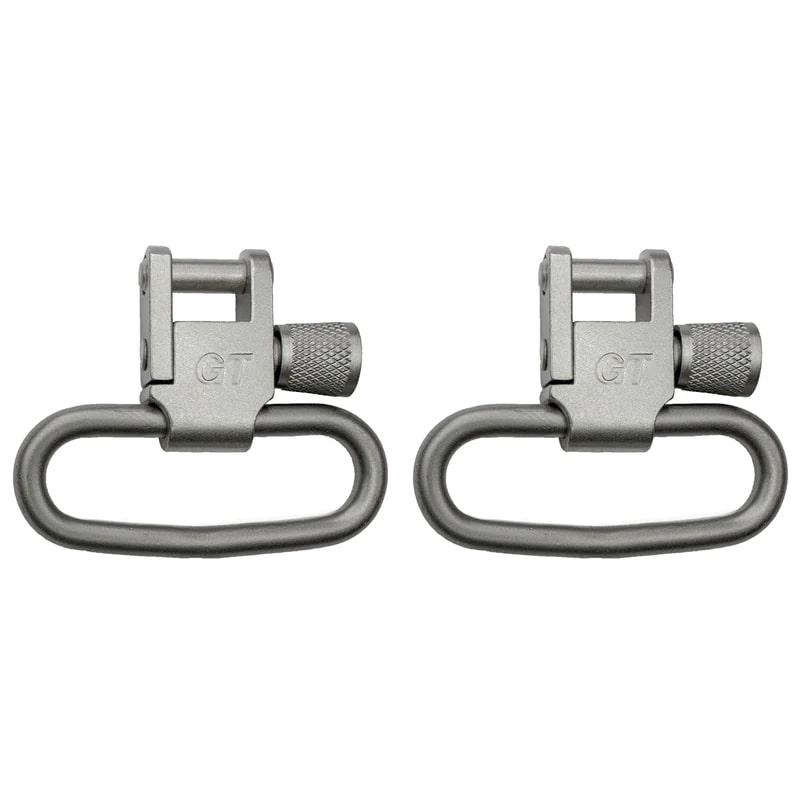 GrovTec 1.25" Satin Nickel Locking Swivel Set 2 Pack