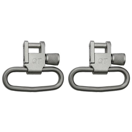 GrovTec 1.25" Satin Nickel Locking Swivel Set 2 Pack
