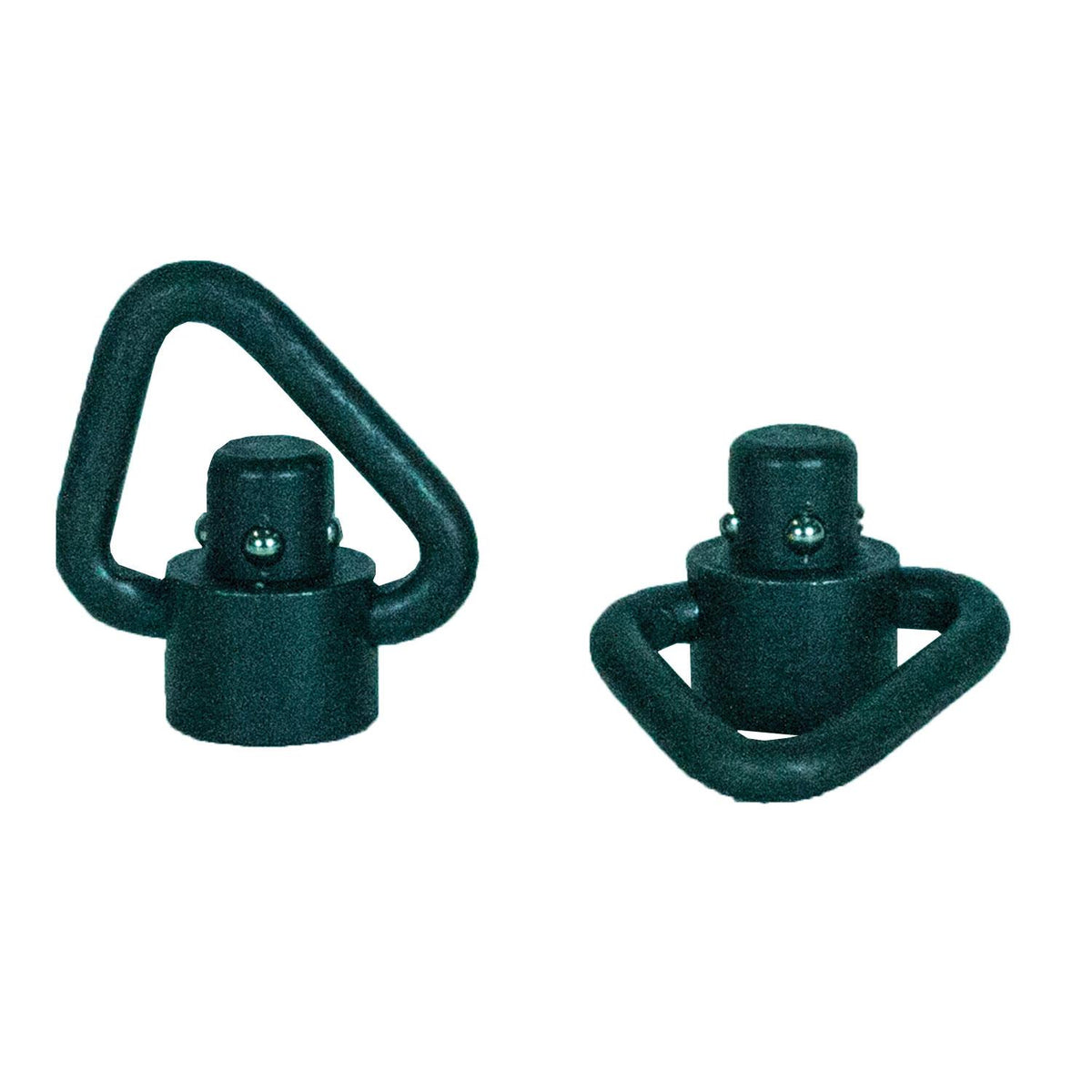 Grovtec Push Button Swivels Heavy Duty Angled Loop Recessed Plunger Black