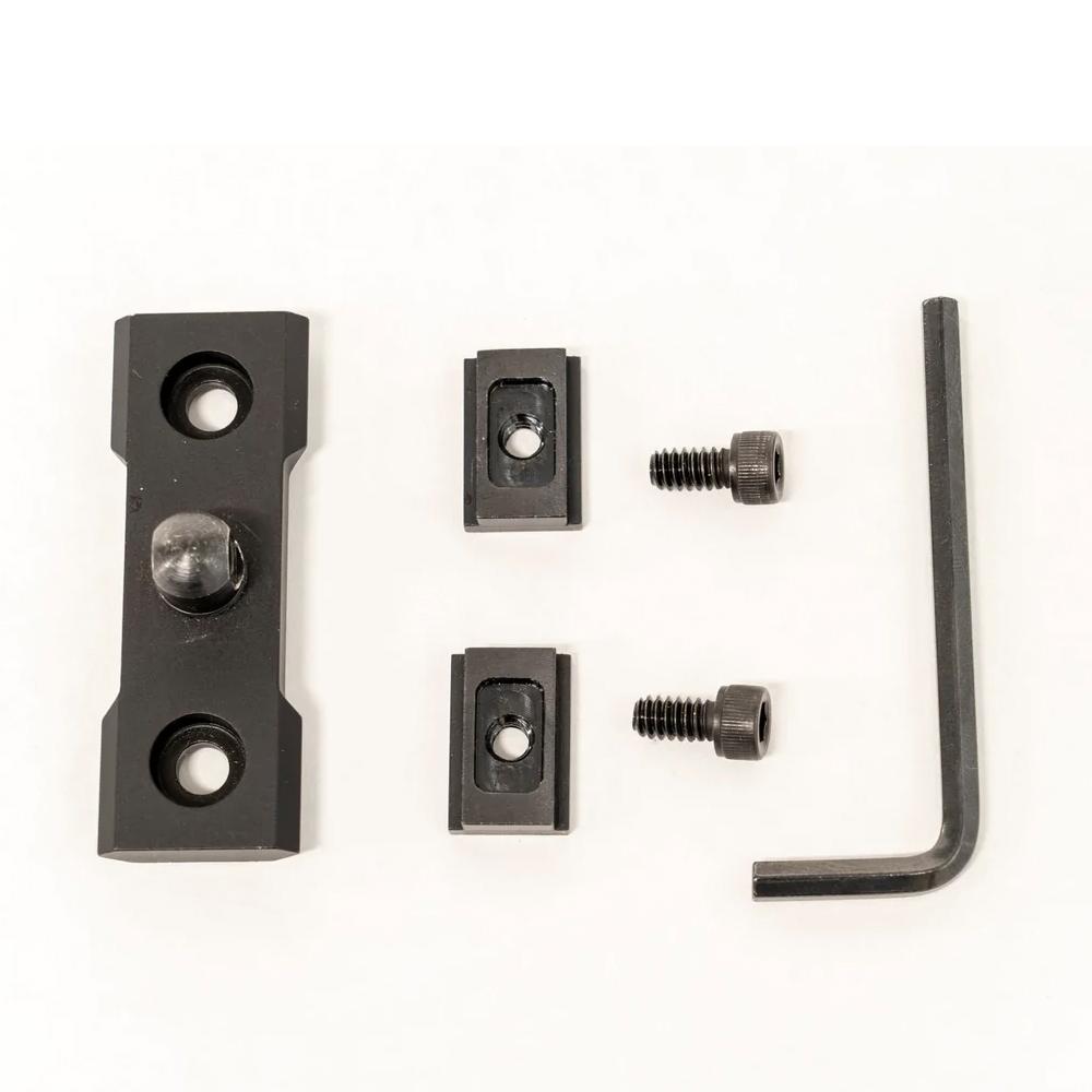 Grovtec Anschutz M-Lok T-Nut Rail Adaptor Set Black Hard Anodized