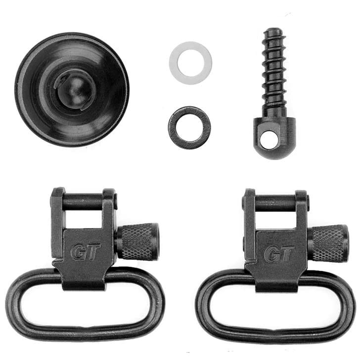 Grovtec Remington 870 Express 12 Gauge Locking Swivel Set Black Finish