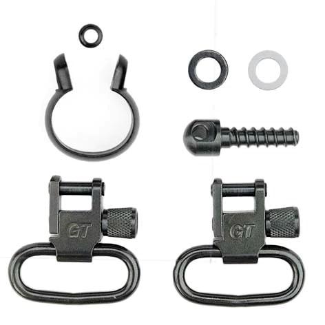 Grovtec Black Locking Swivel Set for Remington 760, 7600 and Six Pump Action