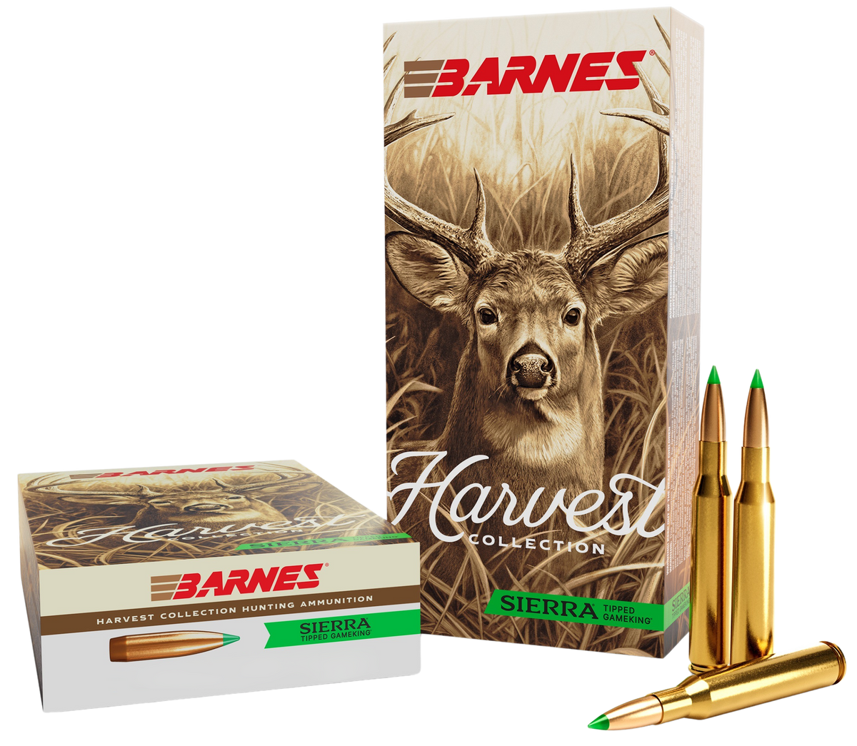 Barnes Bullets 32483 Harvest 7mm PRC 180gr Sierra Tipped GameKing 20 Per Box/10 Case