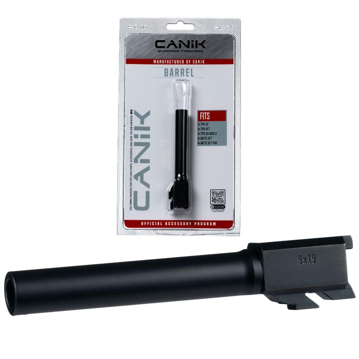 Canik Drop-In Replacement Steel Barrel for Select Full Size Pistols 9mm Luger Black