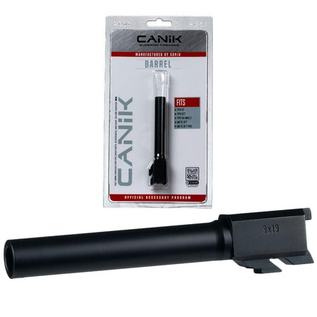 Canik Drop-In Replacement Steel Barrel for Select Full Size Pistols 9mm Luger Black