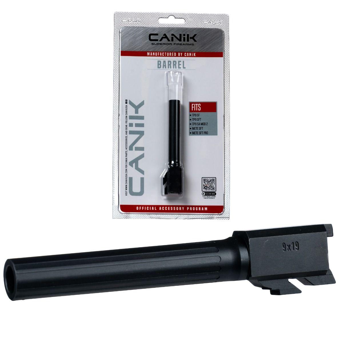 Canik Drop-In Steel Fluted Barrel for TP9 SF / METE SFT Full Size 9mm Black