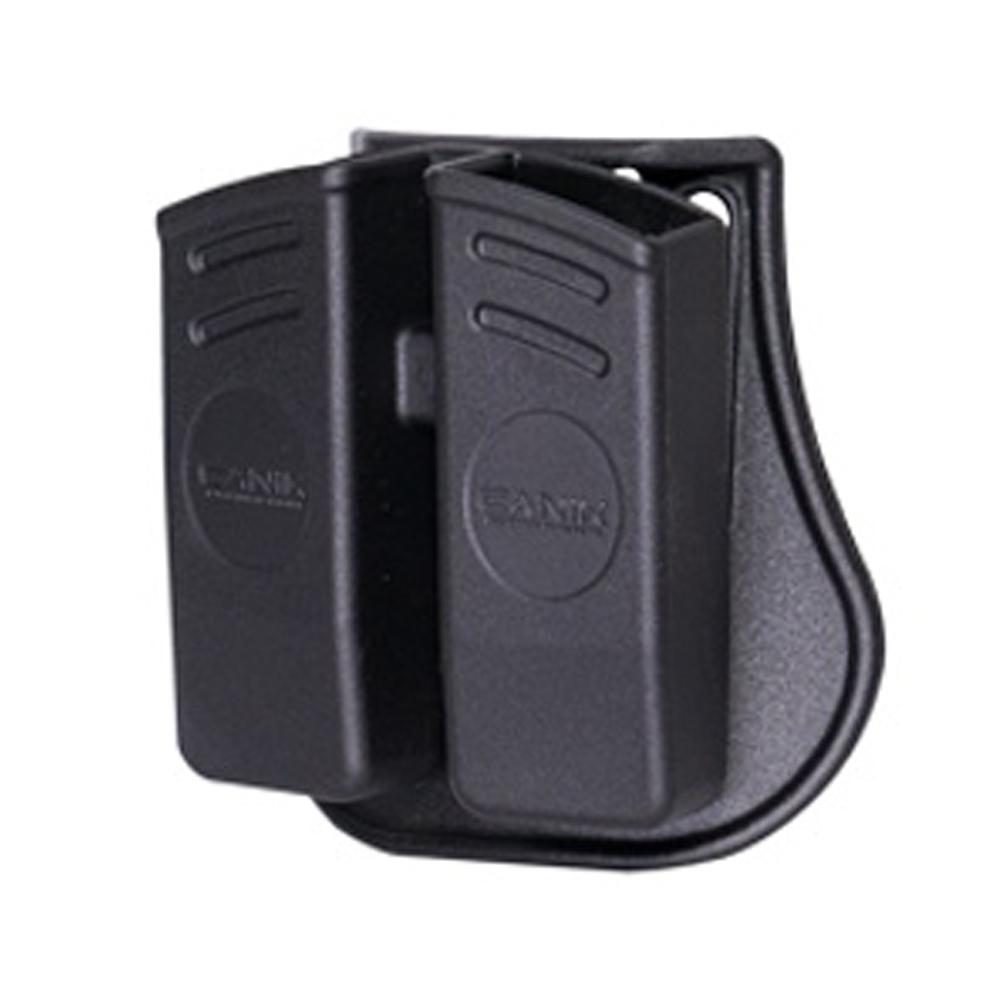 Canik Double Magazine Carrier Pouch Black Vacuum-Formed Polymer