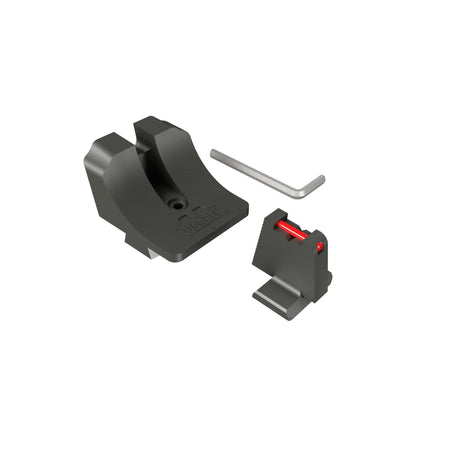 Warren Tactical Canik TP9 Suppressor Height Iron Sight Set - Fiber Optic Front Blacked Out Rear