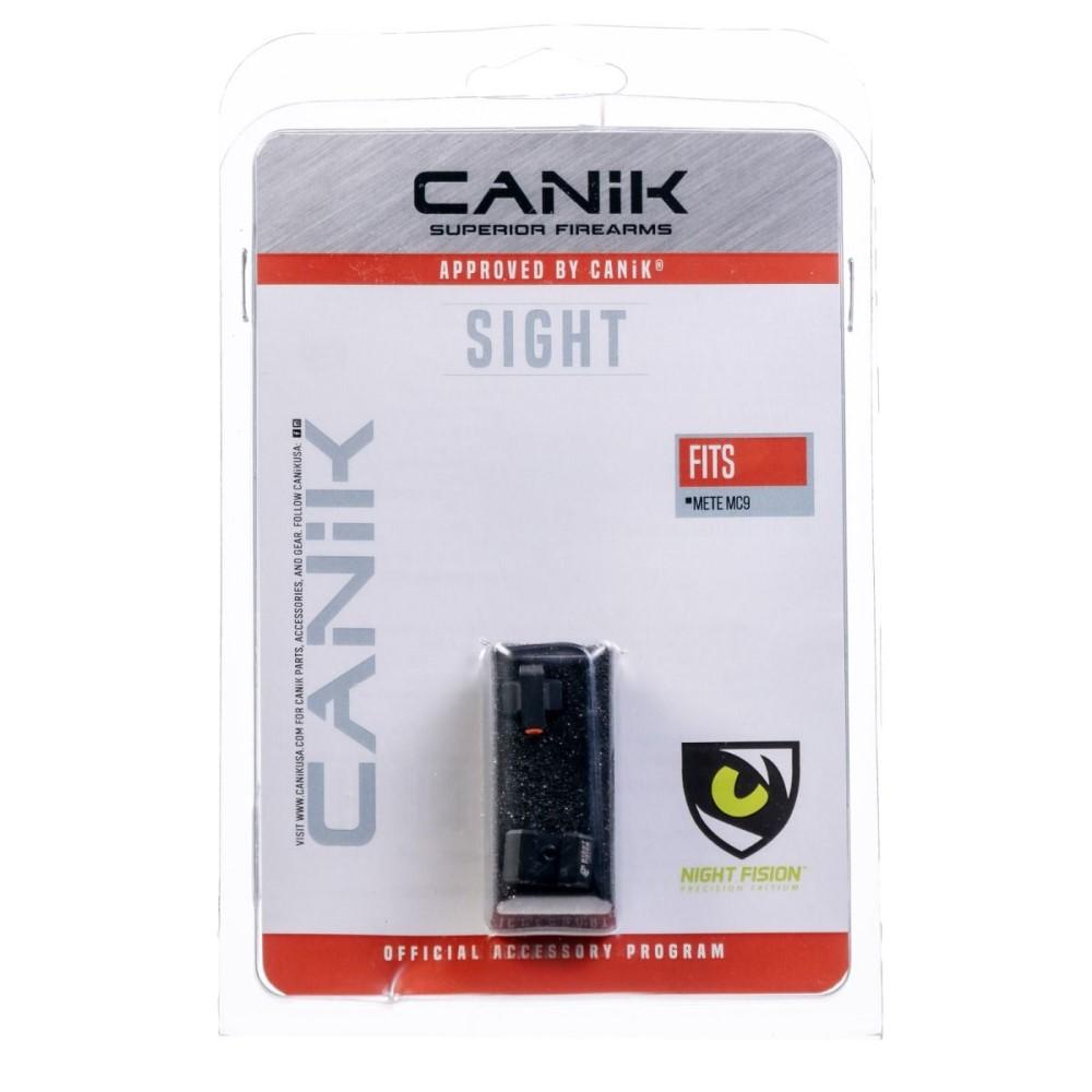 Canik METE MC9 Night Fision Tritium Night Sight Set with Blacked Out Rear