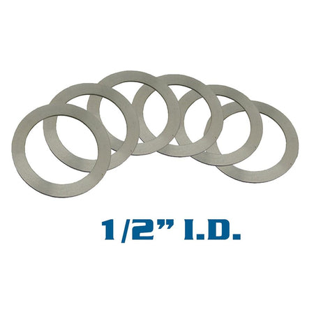 YHM Barrel Shim Set 1/2" Diameter Stainless Steel Muzzle Device Orientation